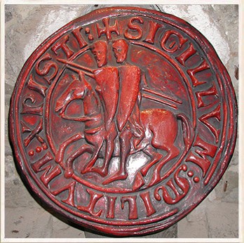 The garmet & ruby cross-Knights Templar